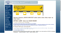 Desktop Screenshot of electroniquesecurite.be